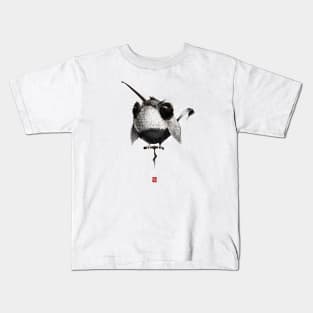 Cute Sketchy bird Kids T-Shirt